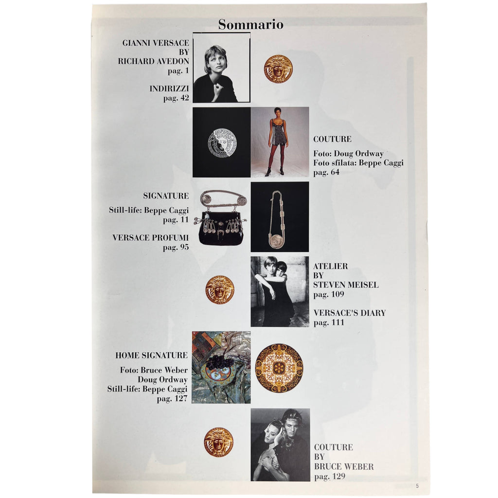 Vintage Gianni Versace Catalog 1994 Donna Spring Summer # 26