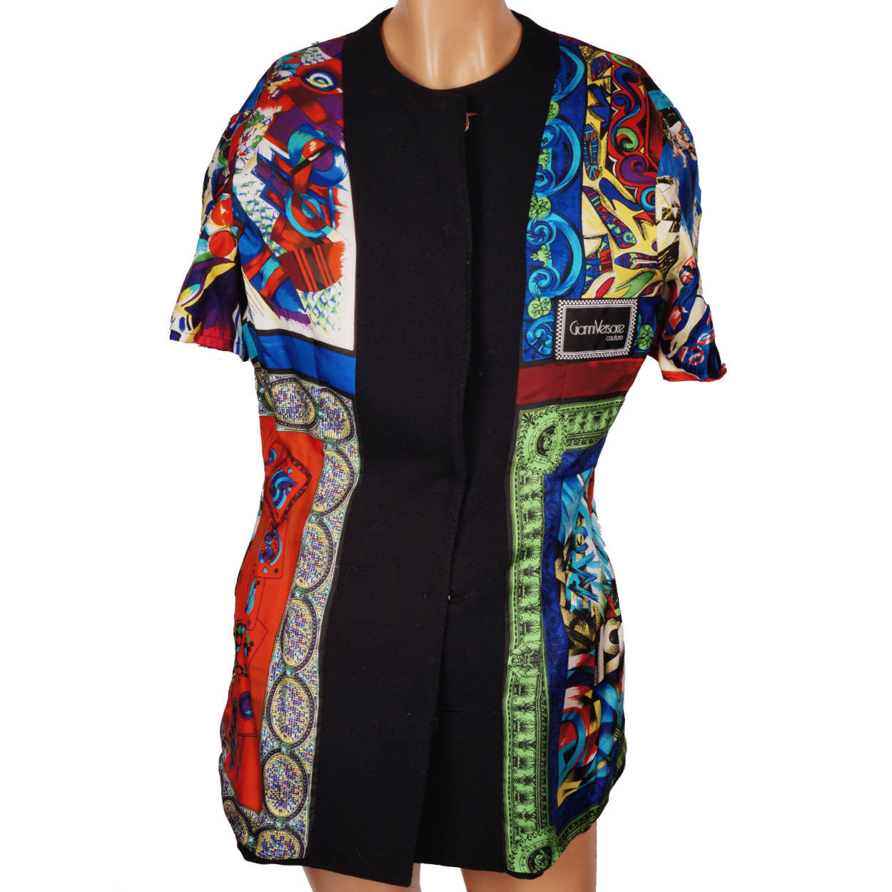 Vintage Gianni Versace Couture Silk and Wool Ladies Jacket Size 6 Small - Poppy's Vintage Clothing