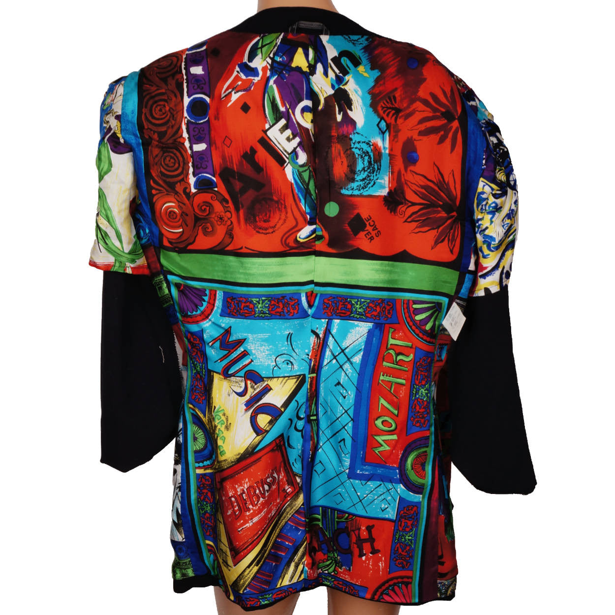 Vintage Gianni Versace Couture Silk and Wool Ladies Jacket Size 6 Small - Poppy's Vintage Clothing