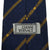 Gianni Versace Silk Necktie 1990s Vintage Tie Medusa Head Logo Navy Blue &amp; Gold - Poppy's Vintage Clothing