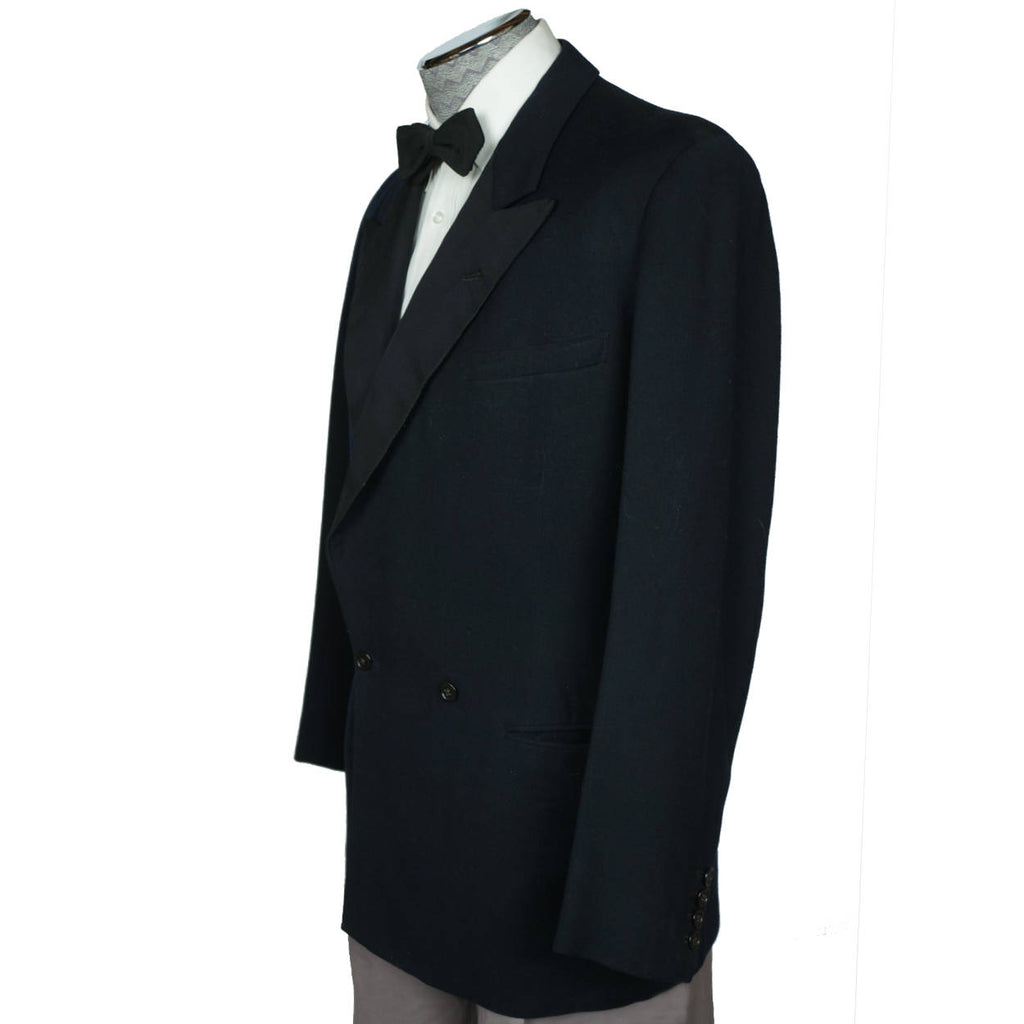 Vintage 1950 Mens Tux Dinner Jacket Gibb &amp; Co Montreal Size M - Poppy's Vintage Clothing