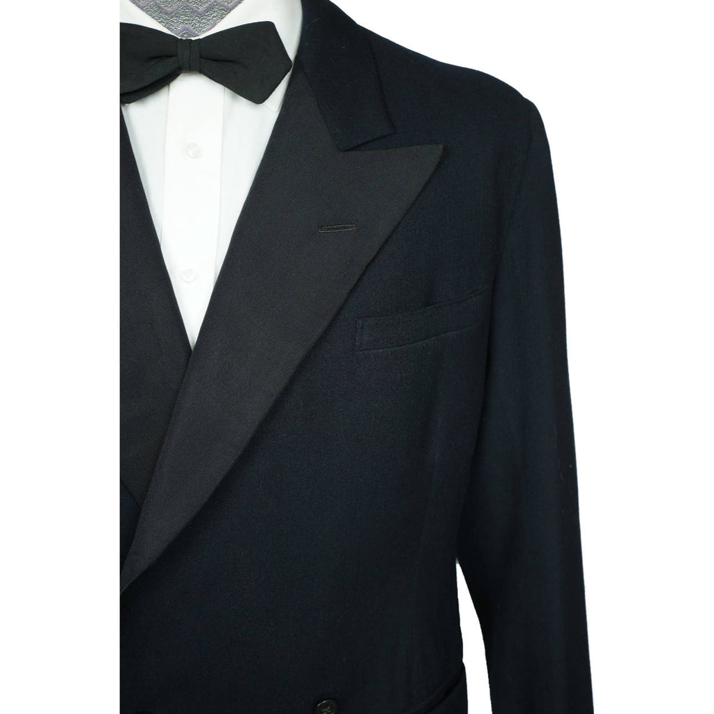 Vintage 1950 Mens Tux Dinner Jacket Gibb &amp; Co Montreal Size M - Poppy's Vintage Clothing