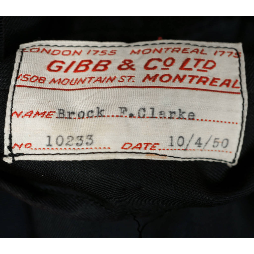 Vintage 1950 Mens Tux Dinner Jacket Gibb &amp; Co Montreal Size M - Poppy's Vintage Clothing