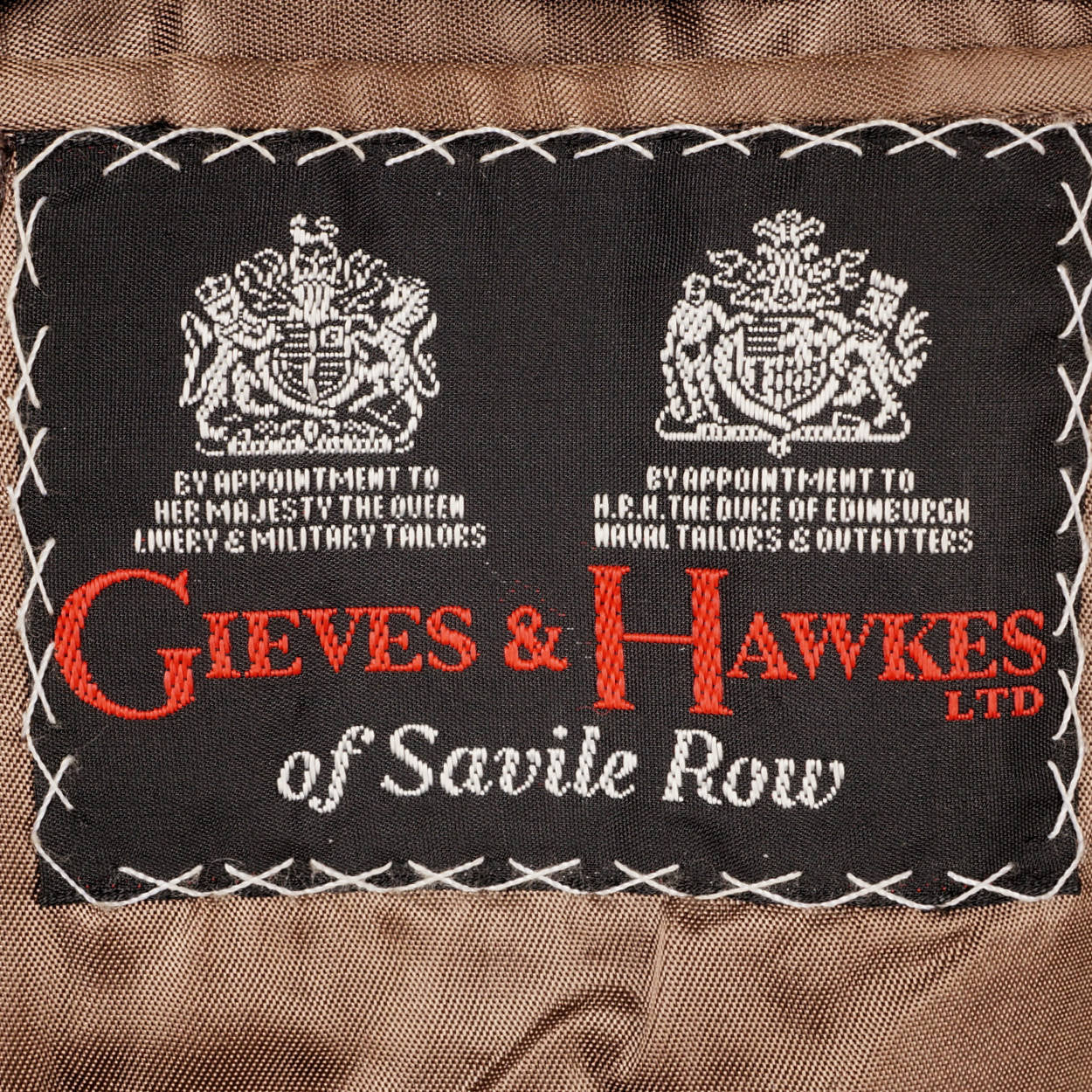 Vintage Gieves &amp; Hawkes Savile Row Wool Chesterfield Overcoat Chester Barrie 44 - Poppy's Vintage Clothing