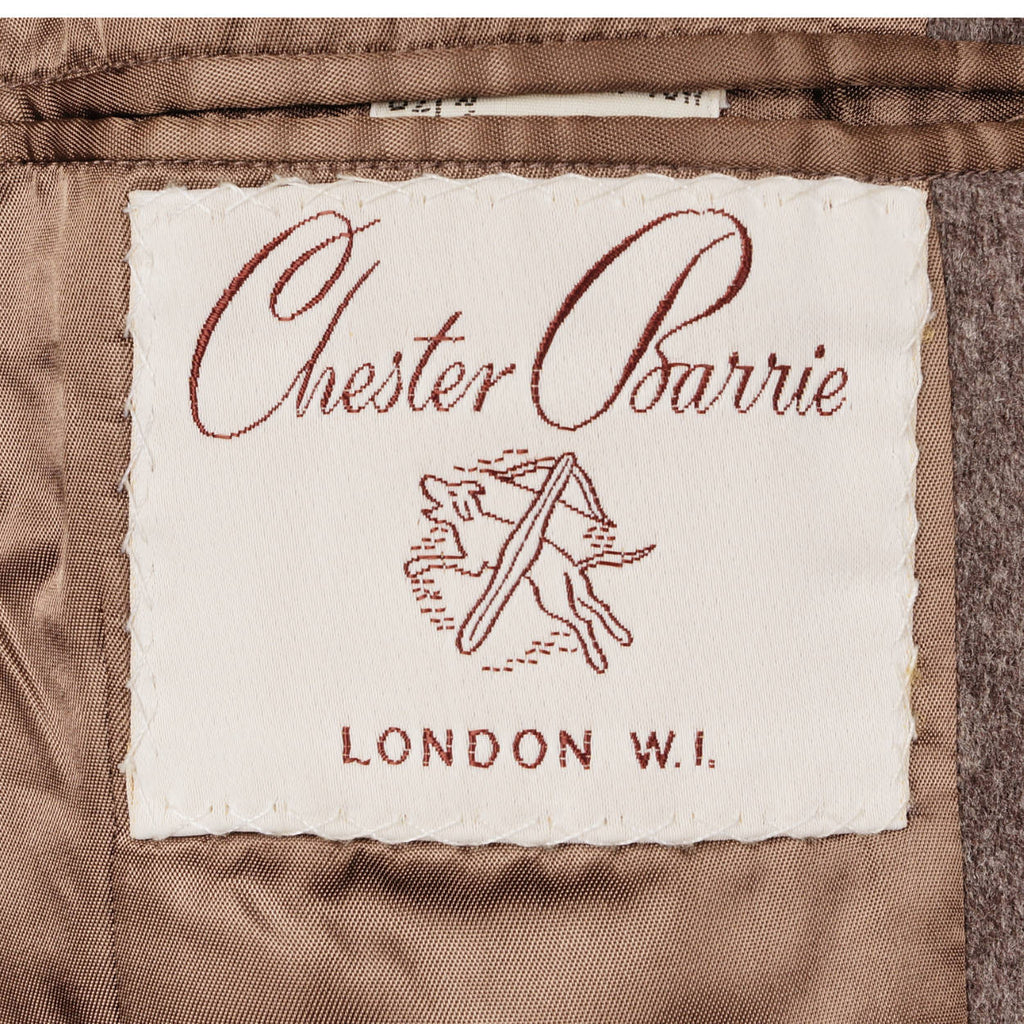 Vintage Gieves &amp; Hawkes Savile Row Wool Chesterfield Overcoat Chester Barrie 44 - Poppy's Vintage Clothing