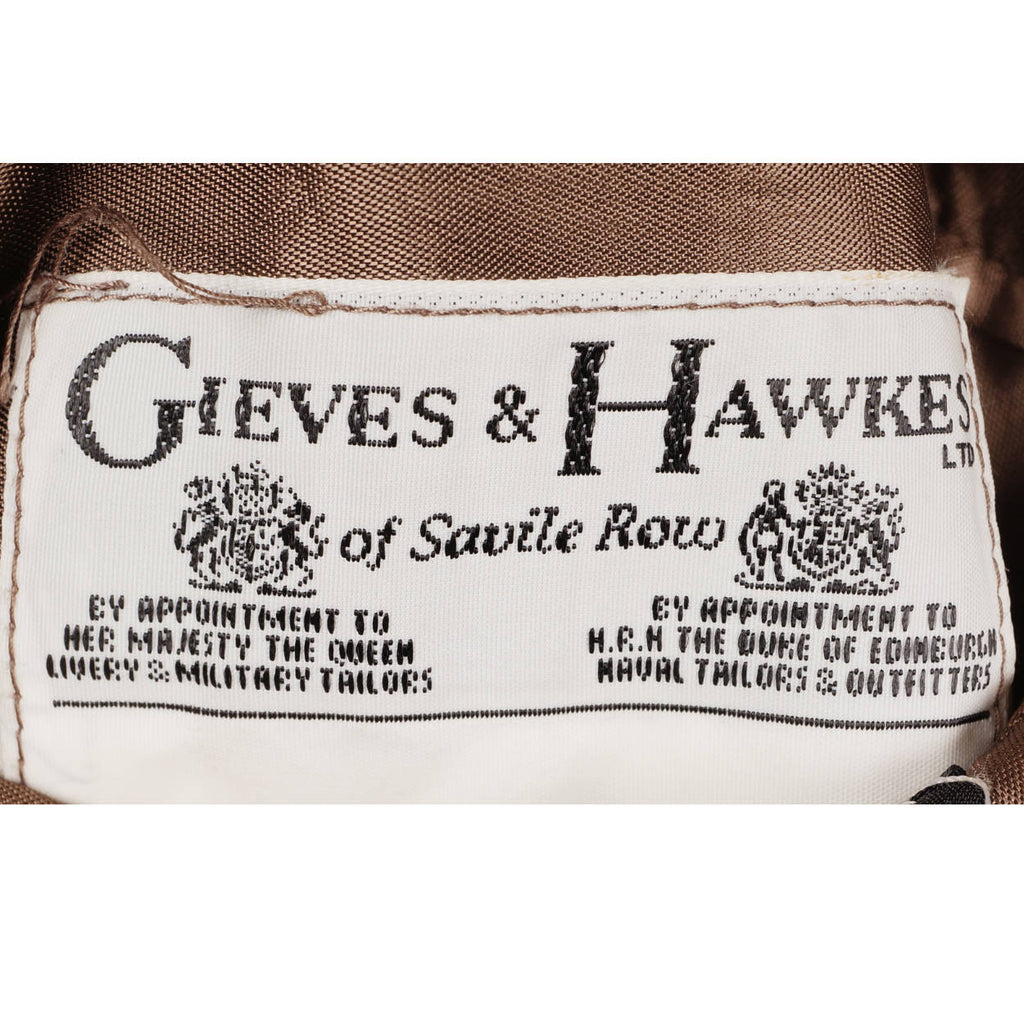 Vintage Gieves &amp; Hawkes Savile Row Wool Chesterfield Overcoat Chester Barrie 44 - Poppy's Vintage Clothing