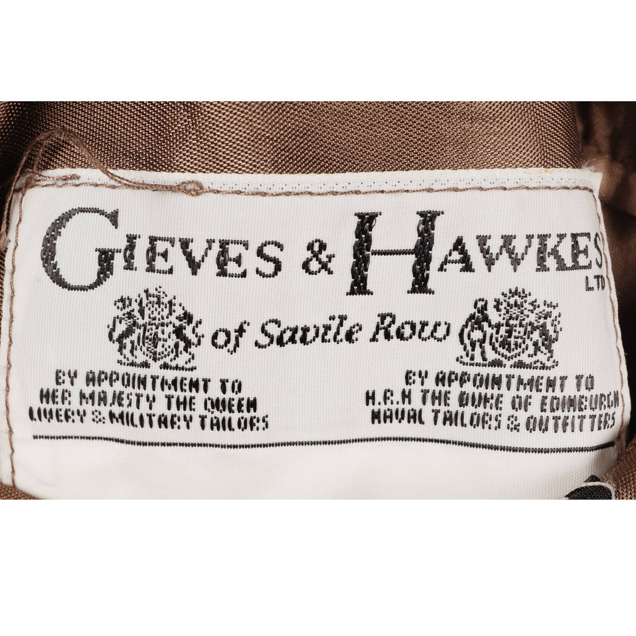 Vintage Gieves &amp; Hawkes Savile Row Wool Chesterfield Overcoat Chester Barrie 44 - Poppy's Vintage Clothing