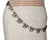 Gilles Guy Vidal Brutalist Belt or Necklace Modernist Abstract Pewter 1960s - Poppy's Vintage Clothing