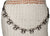 Gilles Guy Vidal Brutalist Belt or Necklace Modernist Abstract Pewter 1960s - Poppy's Vintage Clothing