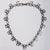 Gilles Guy Vidal Brutalist Belt or Necklace Modernist Abstract Pewter 1960s - Poppy's Vintage Clothing
