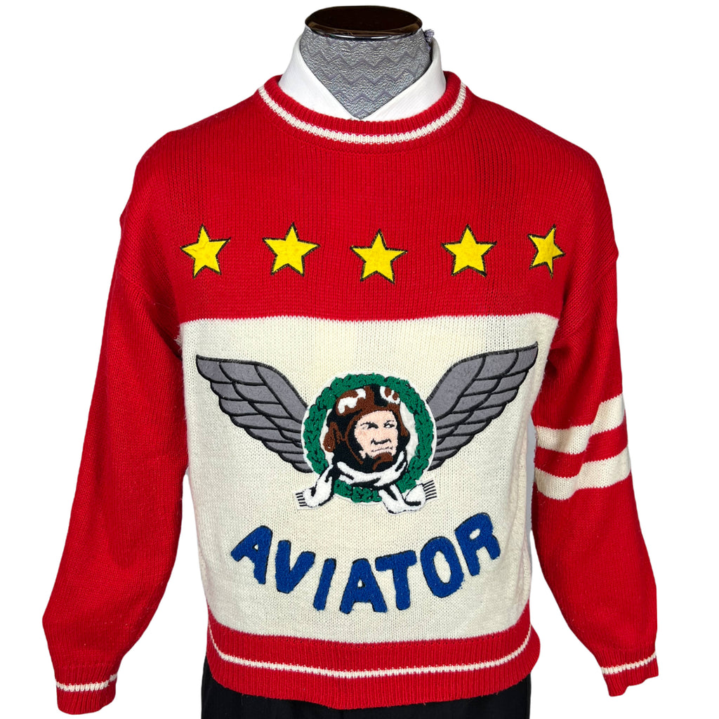 Vintage Gitano 1980s Mens Pullover Sweater Acrylic Mens Sz S