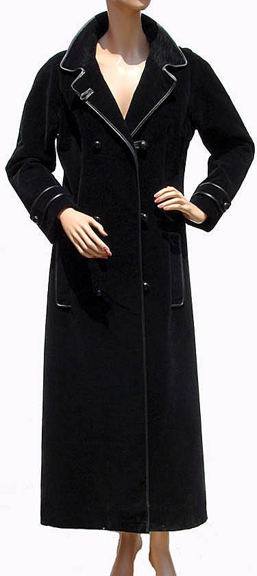 vintage givenchy boutique velours coat
