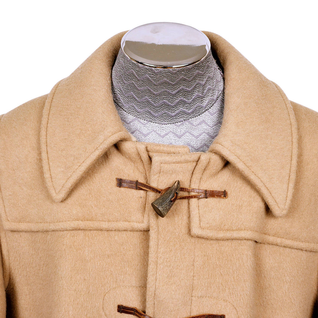 Vintage Gloverall Duffle Toggle Coat Made in England Mens Size L - Poppy's Vintage Clothing