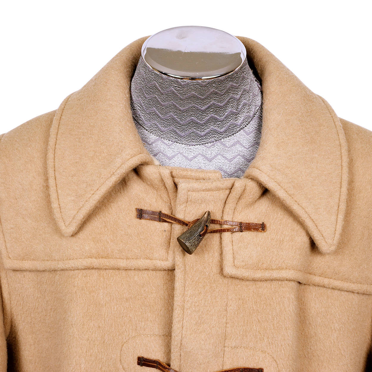 Vintage Gloverall Duffle Toggle Coat Made in England Mens Size L - Poppy's Vintage Clothing