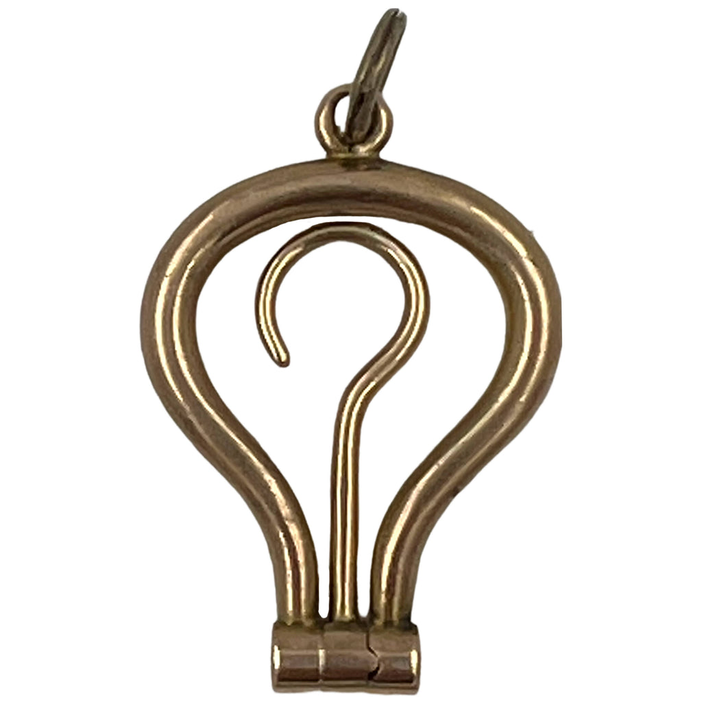 Antique Victorian Folding Button Hook 14k Gold Chatelaine