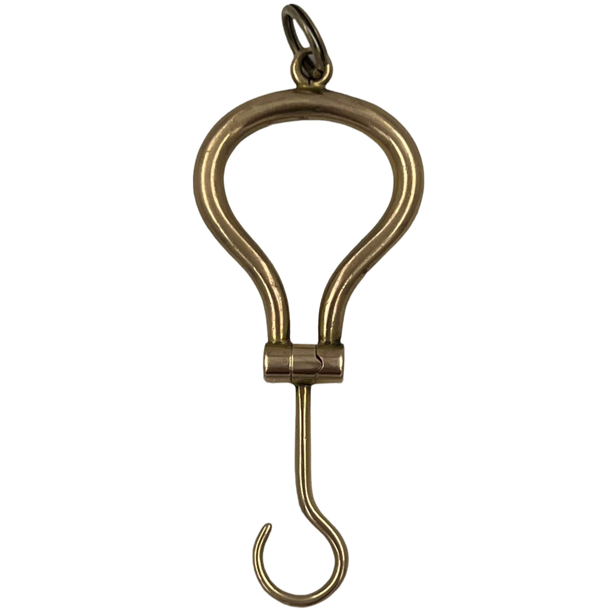 Antique Victorian Folding Button Hook 14k Gold Chatelaine