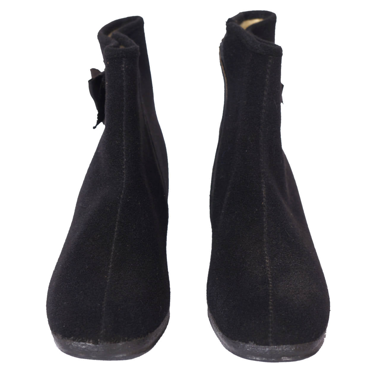 Vintage 1940s Rubber Overshoe Boots For Ladies Shoes BF Goodrich Box Size 7