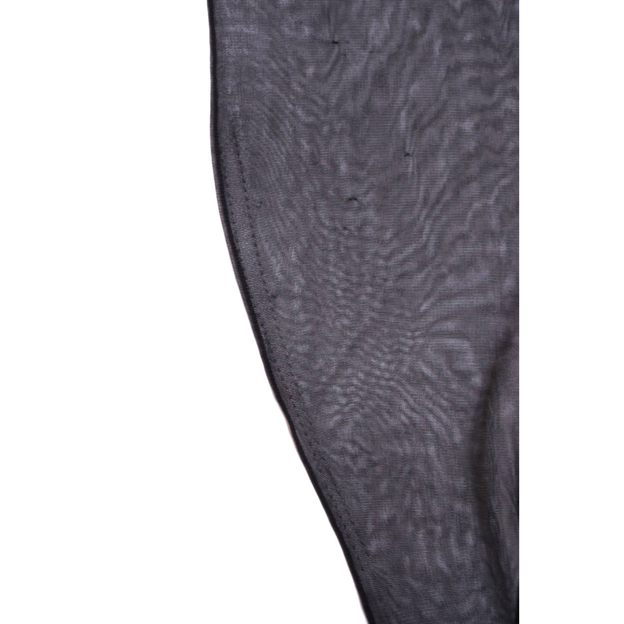 Vintage 1940s Black Nylon Stockings Seamed Cuban Heel Gotham Gold Stripe 10.5x33 - Poppy's Vintage Clothing