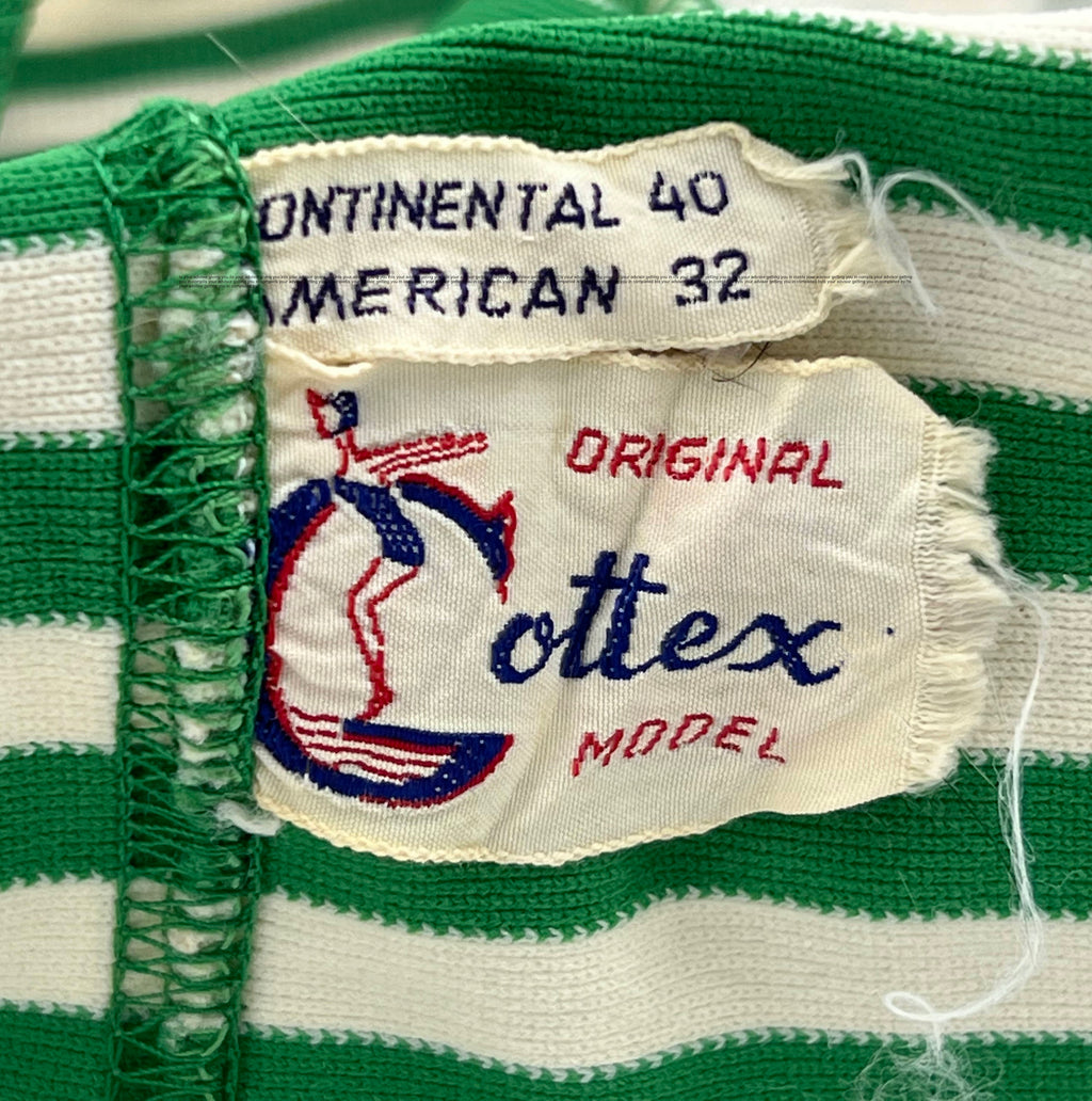 1950s Vintage Gottex Swimsuit 2 Piece Bathing Suit Size S