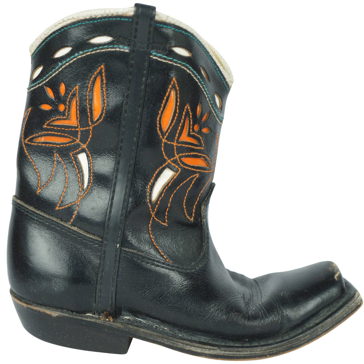 Vintage 60s Acme Cowboy Boots for Children Leather with Box - Poppy's Vintage Clothing
