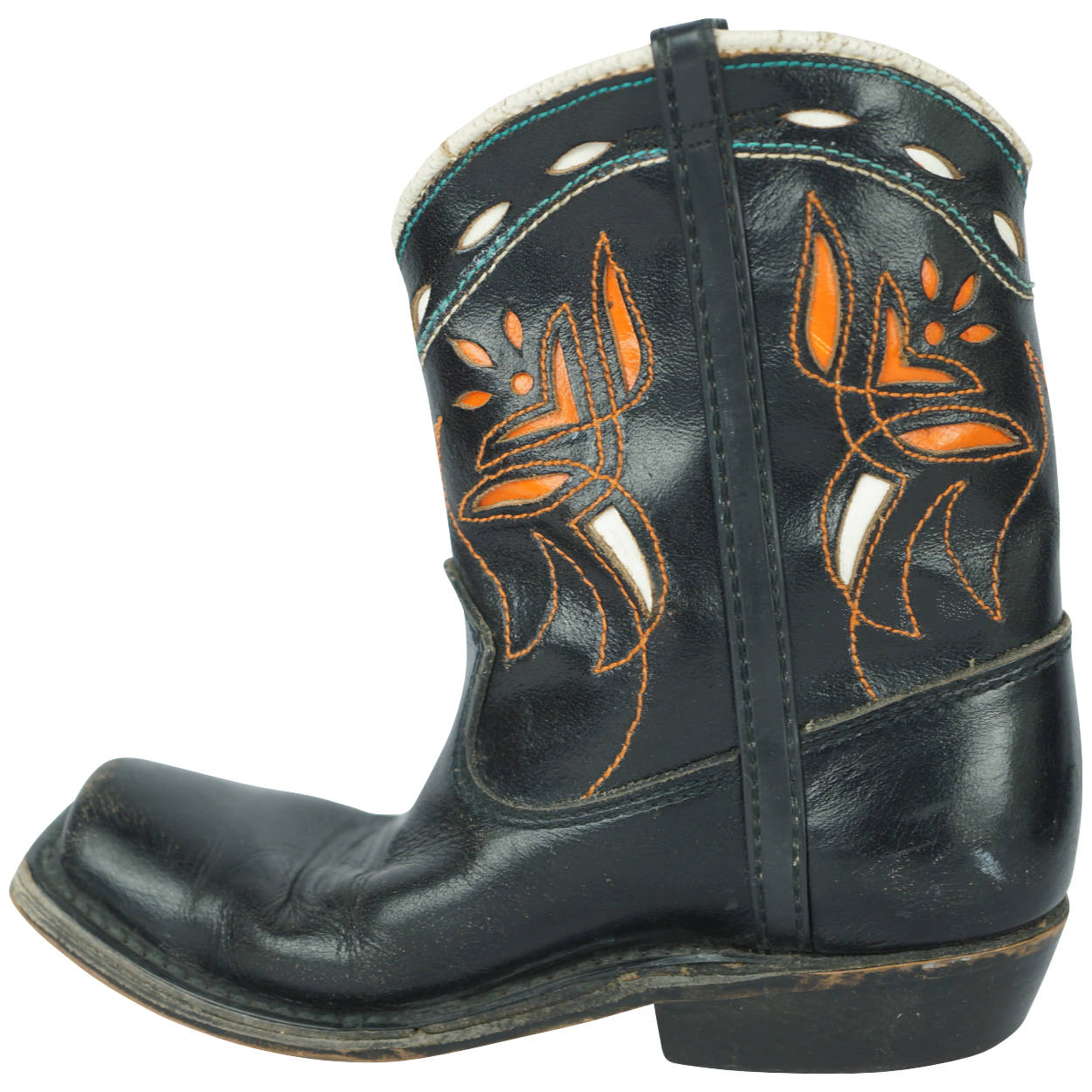 Vintage 60s Acme Cowboy Boots for Children Leather with Box - Poppy's Vintage Clothing