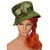 Vintage 60s Green Velour Felt Bucket Hat Ladies Size S / M - Poppy's Vintage Clothing