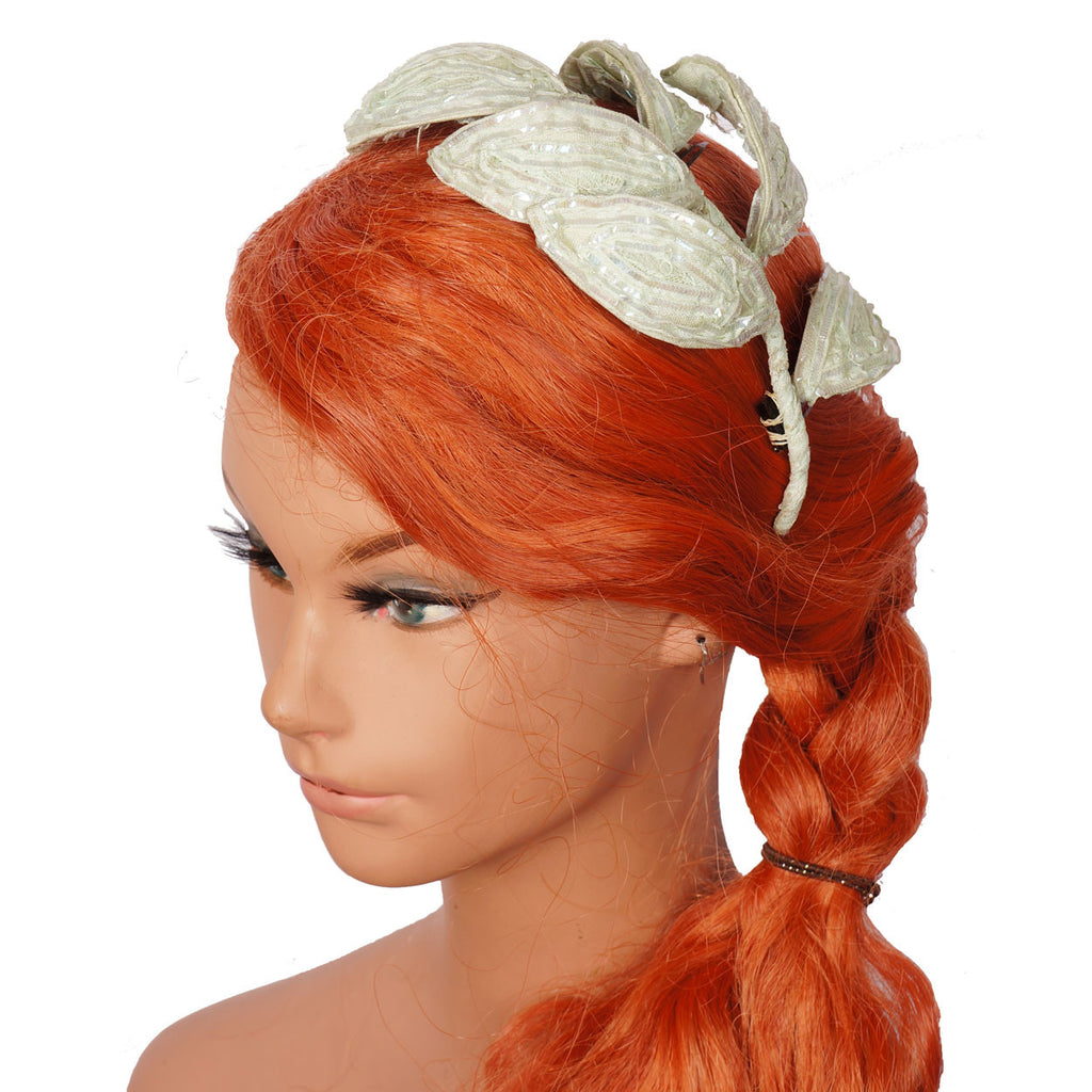 Vintage 50s Leaf Branch Cocktail Half Hat Bandeau Fascinator - Poppy's Vintage Clothing