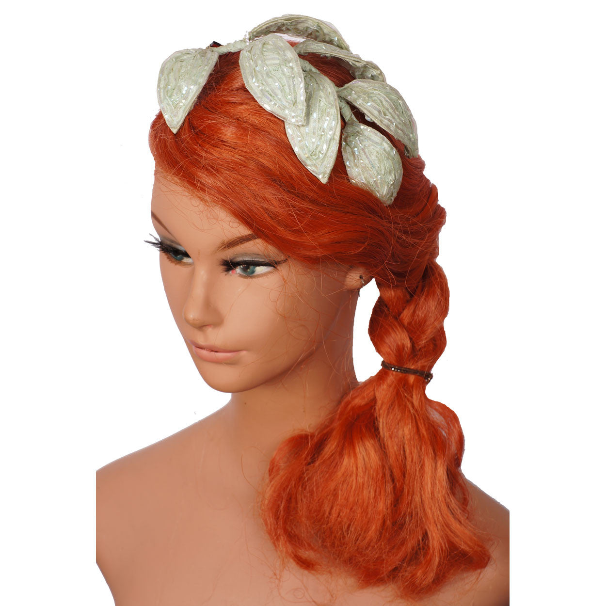 Vintage 50s Leaf Branch Cocktail Half Hat Bandeau Fascinator - Poppy's Vintage Clothing