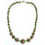 Vintage Venetian Lampwork Wedding Cake Bead Choker Necklace Jadeite Glass - Poppy's Vintage Clothing