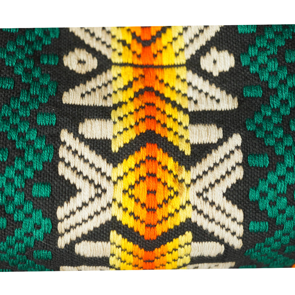 Vintage 1970s Halter Top & Skirt Set Guatemalan Woven Embroidery Cotton Linen M - Poppy's Vintage Clothing