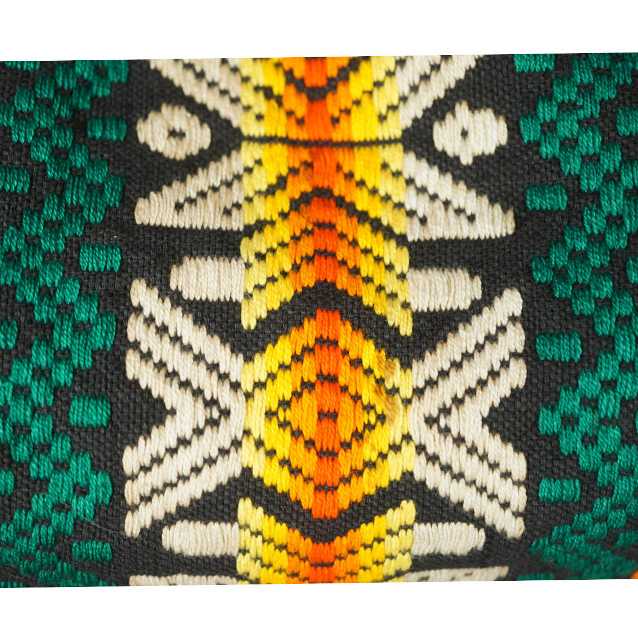 Vintage 1970s Halter Top & Skirt Set Guatemalan Woven Embroidery Cotton Linen M - Poppy's Vintage Clothing