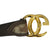 Vintage 60s Gucci Belt Leather and Canvas 28” - 30.5” Waist - Poppy's Vintage Clothing