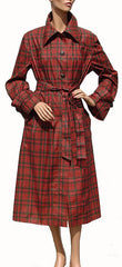 Vintage 1970s Gucci Plaid Raincoat - M - L - Poppy's Vintage Clothing