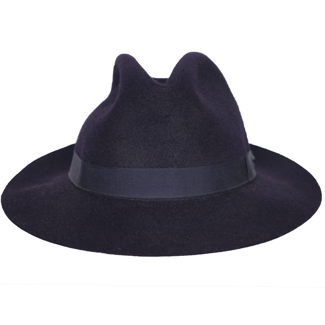 Vintage Italian Fedora Guerra 1855 Roller Hat Pure Felt Water Repellent Size 58 - Poppy's Vintage Clothing