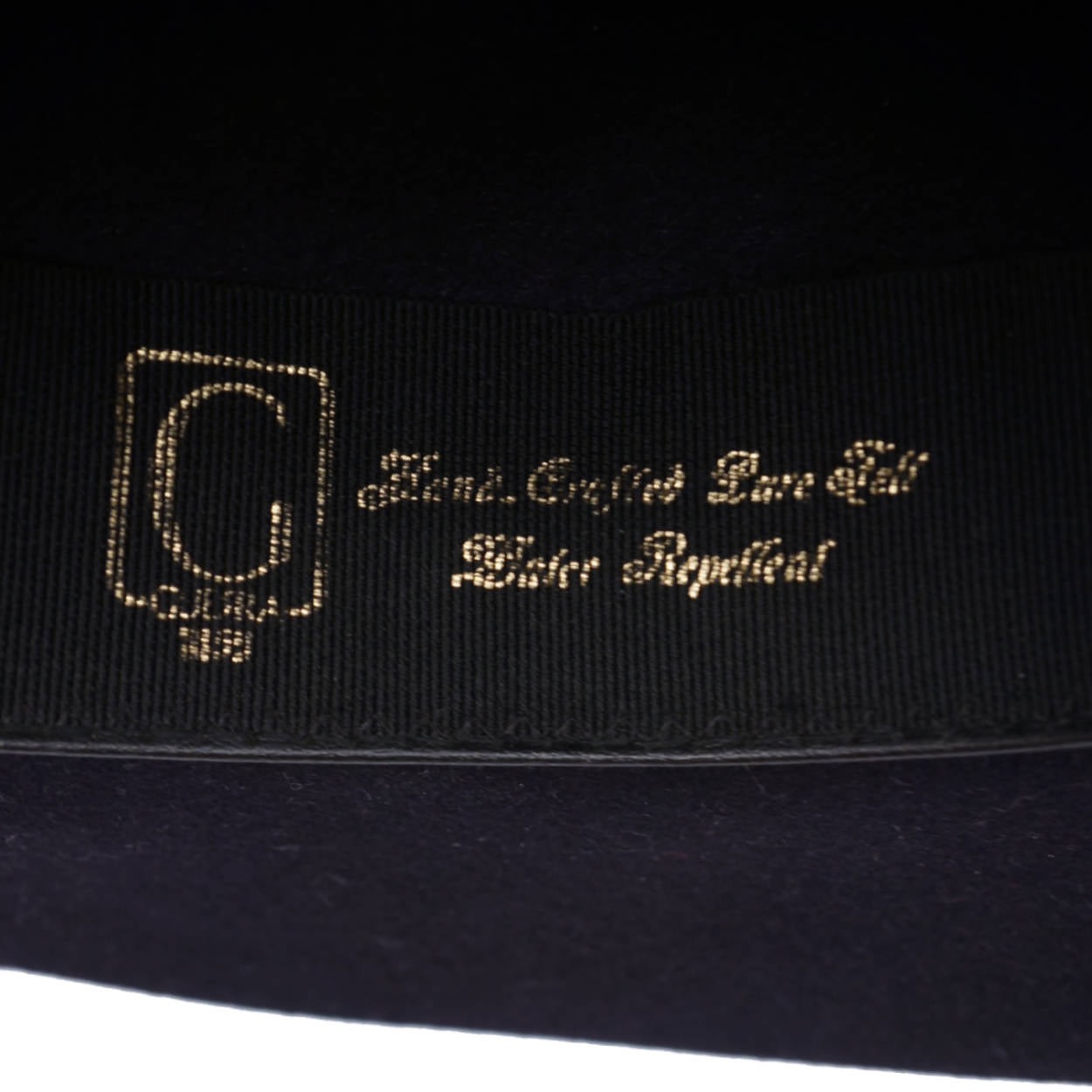 Vintage Italian Fedora Guerra 1855 Roller Hat Pure Felt Water Repellent Size 58 - Poppy's Vintage Clothing