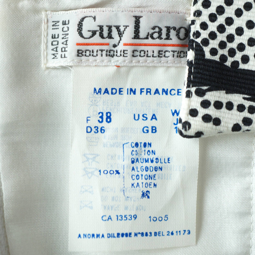 Vintage 1990s Guy Laroche Paris Dress Boutique Collection Made in France Size 8 - Poppy's Vintage Clothing
