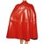 Vintage 1960s Mod Red Vinyl Cape Maria Carine Couture Guy Laroche Paris Design - Poppy's Vintage Clothing