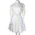 1990s Vintage Guy Laroche Dress White Cotton Sportswear Sz M