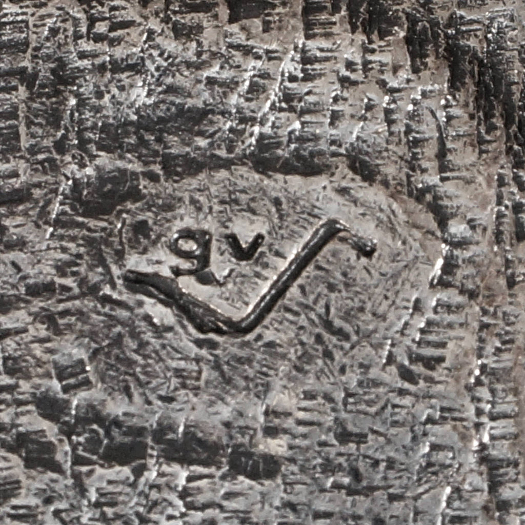 Gilles Guy Vidal Brutalist Sun Pendant Necklace Modernist Abstract Pewter 1960s - Poppy's Vintage Clothing