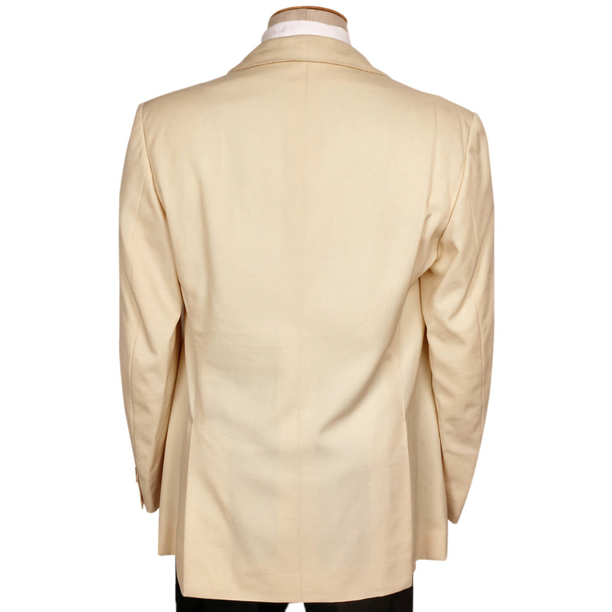 Vintage 1970s H Creed & Co Paris Mens Off White Dinner Jacket Size M - Poppy's Vintage Clothing