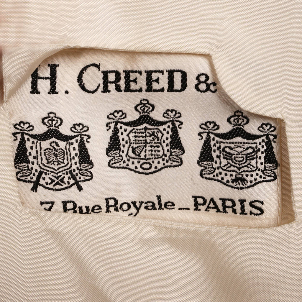 Vintage 1970s H Creed & Co Paris Mens Off White Dinner Jacket Size M - Poppy's Vintage Clothing