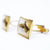 Vintage Mens Cufflinks Horse Hand Painted Under Glass - Poppy's Vintage Clothing