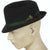Vintage P &amp; C Habig Trilby Fedora 1950s Mens Black Hat Austria Size Large 7 1/4 - Poppy's Vintage Clothing