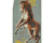 Vintage 1940s Swing Tie Hand Painted Stallion Horse Western Scene Mens Necktie - Poppy's Vintage Clothing