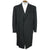 Vintage 1930s Wool Overcoat Black Coat Swiss Tailor Hansjakob Bern Switzerland - Poppy's Vintage Clothing