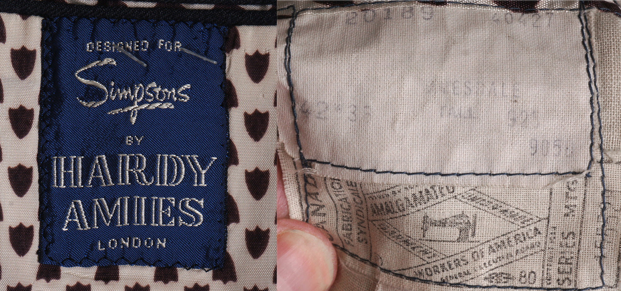 Hardy Amies Grey Suit for Men 1970s Mod Style Jacket and Pants Size L 42 T - Poppy's Vintage Clothing