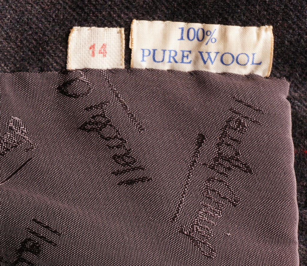 1950s Grey Wool Ladies Suit by Hardy Amies - Poppy's Vintage Clothing
