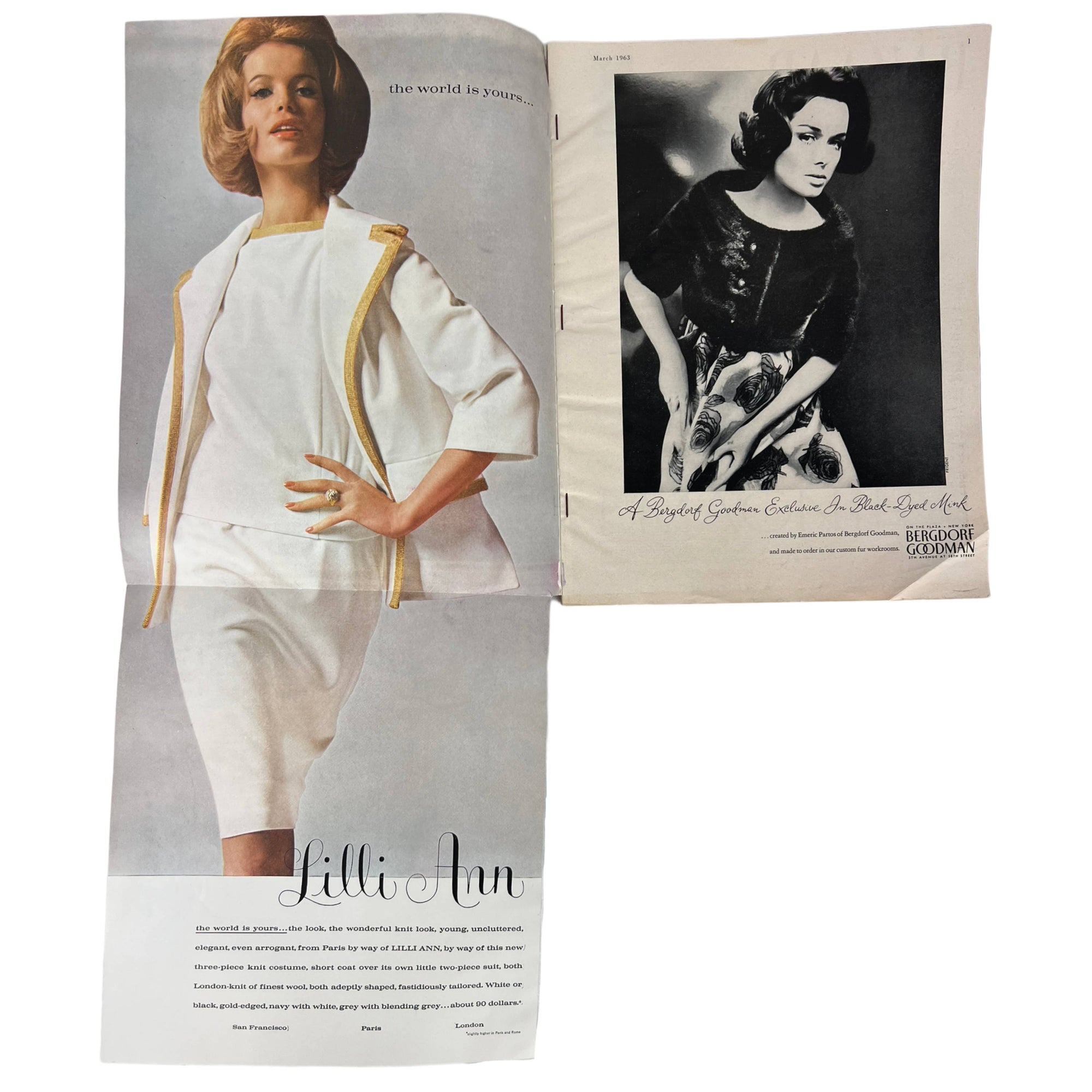 Harper’s Bazaar Magazine 1963 Melvin Sokolsky Bubble Photos