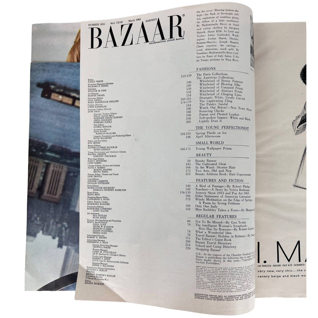 Harper’s Bazaar Magazine 1963 Melvin Sokolsky Bubble Photos