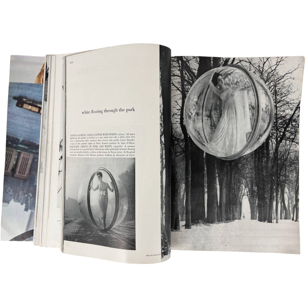 Harper’s Bazaar Magazine 1963 Melvin Sokolsky Bubble Photos